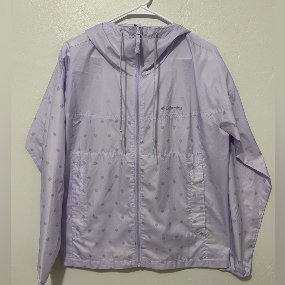 Columbia Lavender Polka Dot Jacket